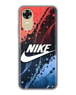 Чехол для OPPO A17k с картинкой «Градиентный принт Найк»