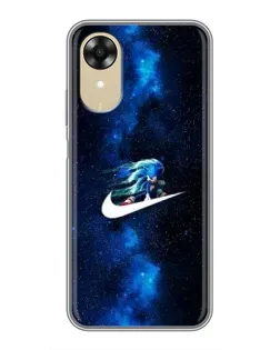 Чехол для OPPO A17k с картинкой «Звездный путь Nike»