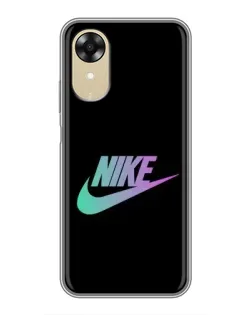 Чехол для OPPO A17k с картинкой «Nike — городская ночь»