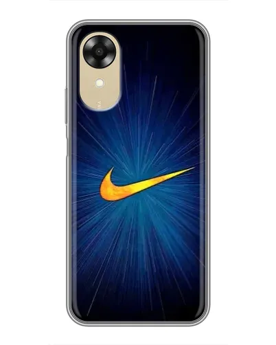 Чехол для OPPO A17k с картинкой «Синий пульс Nike» Чехол для OPPO A17k с картинкой «Синий пульс Nike»