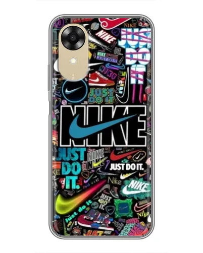 Чехол для OPPO A17k с картинкой «Яркий коллаж Nike» Чехол для OPPO A17k с картинкой «Яркий коллаж Nike»