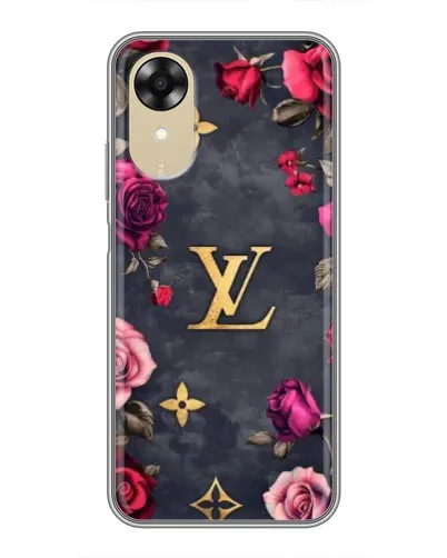 Чехол для OPPO A17k с картинкой «Цветочный Louis Vuitton»