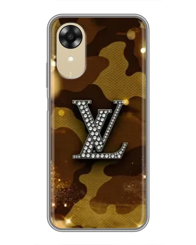 Чехол для OPPO A17k с картинкой «Камуфляжный Louis Vuitton»