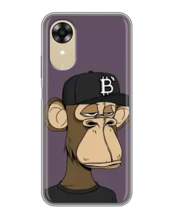 Чехол для OPPO A17k с картинкой «Bored Ape в кепке» Чехол для OPPO A17k с картинкой «Bored Ape в кепке»