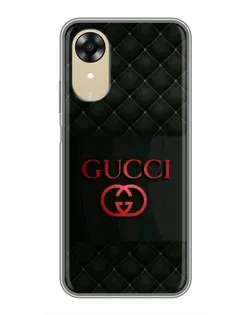 Чохол для OPPO A17k з картинкою «Gucci — стьобаний чорний»