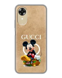 Чохол для OPPO A17k з картинкою «Міккі Маус Gucci — крафт»