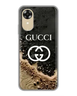 Чохол для OPPO A17k з картинкою «Gucci — піщані дюни»
