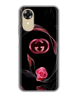 Чохол для OPPO A17k з картинкою «Gucci — неонова троянда»