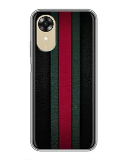 Чохол для OPPO A17k з картинкою «Gucci — неонова лінія»