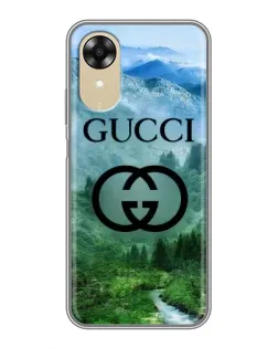 Чохол для OPPO A17k з картинкою «Gucci — гірський пейзаж»