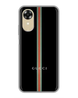Чохол для OPPO A17k з картинкою «Gucci — строга лінія»