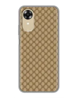 Чохол для OPPO A17k з картинкою «Gucci — класичний беж»