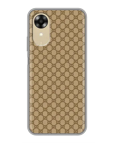Чехол для OPPO A17k с картинкой «Gucci — классический беж» Чехол для OPPO A17k с картинкой «Gucci — классический беж»