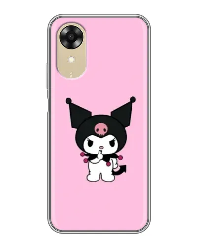 Чехол для OPPO A17k с картинкой «Kuromi — розовая нежность»
