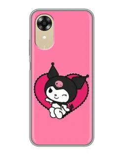 Чехол для OPPO A17k с картинкой «Kuromi — любовь в сердце» Чехол для OPPO A17k с картинкой «Kuromi — любовь в сердце»