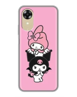 Чехол для OPPO A17k с картинкой «My Melody и Kuromi» Чехол для OPPO A17k с картинкой «My Melody и Kuromi»