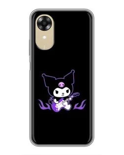 Чехол для OPPO A17k с картинкой «Электрическая Kuromi» Чехол для OPPO A17k с картинкой «Электрическая Kuromi»
