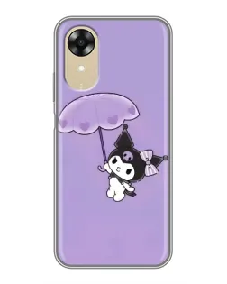 Чехол для OPPO A17k с картинкой «Kuromi с зонтиком» Чехол для OPPO A17k с картинкой «Kuromi с зонтиком»