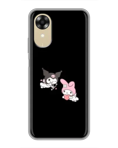 Чехол для OPPO A17k с картинкой «My Melody и Kuromi»