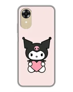 Чехол для OPPO A17k с картинкой «Kuromi и сердце» Чехол для OPPO A17k с картинкой «Kuromi и сердце»