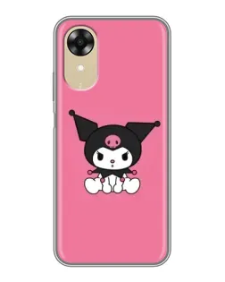 Чехол для OPPO A17k с картинкой «Хмурая Kuromi» Чехол для OPPO A17k с картинкой «Хмурая Kuromi»