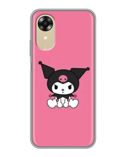 Чехол для OPPO A17k с картинкой «Хмурая Kuromi»