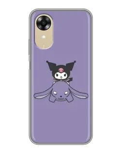 Чехол для OPPO A17k с картинкой «Kuromi на лиловом фоне» Чехол для OPPO A17k с картинкой «Kuromi на лиловом фоне»