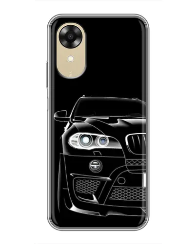 Чехол для OPPO A17k с картинкой «Темный силуэт BMW» Чехол для OPPO A17k с картинкой «Темный силуэт BMW»
