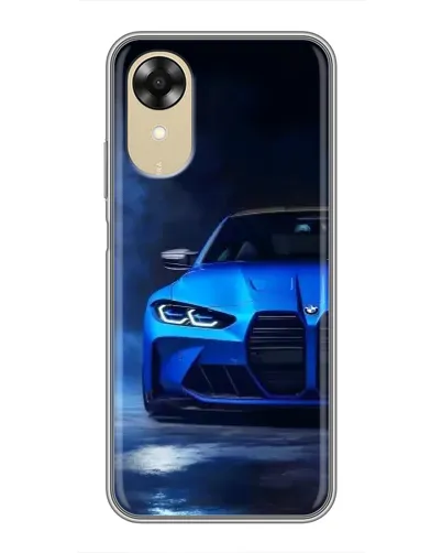 Чехол для OPPO A17k с картинкой «Голубая BMW M4» Чехол для OPPO A17k с картинкой «Голубая BMW M4»