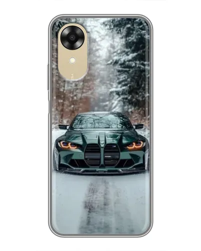 Чехол для OPPO A17k с картинкой «BMW в зимнем лесу» Чехол для OPPO A17k с картинкой «BMW в зимнем лесу»
