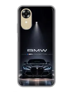Чехол для OPPO A17k с картинкой «BMW сквозь ночной город» Чехол для OPPO A17k с картинкой «BMW сквозь ночной город»