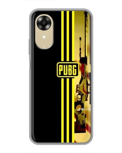 Чохол для OPPO A17k з картинкою «PUBG — камуфляжний шолом»