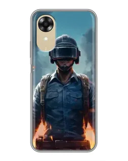 Чохол для OPPO A17k з картинкою «PUBG — реалістичний герой» Чохол для OPPO A17k з картинкою «PUBG — реалістичний герой»
