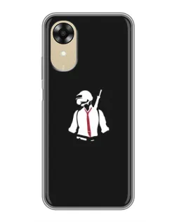 Чохол для OPPO A17k з картинкою «PUBG — силует воїна» Чохол для OPPO A17k з картинкою «PUBG — силует воїна»