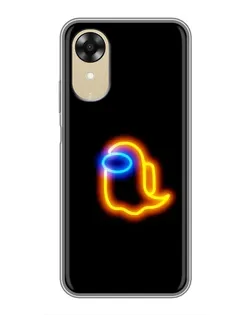 Чохол для OPPO A17k з картинкою «Among Us неонове сяйво»
