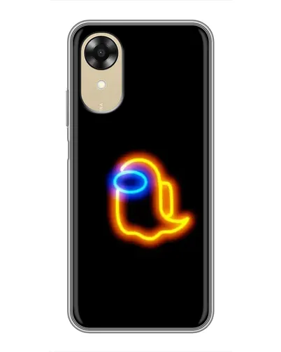 Чохол для OPPO A17k з картинкою «Among Us неонове сяйво»