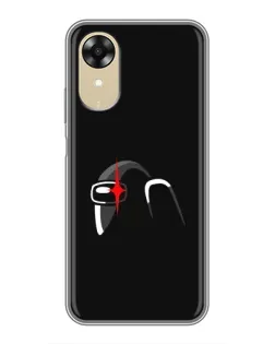 Чохол для OPPO A17k з картинкою «Among Us шолом»