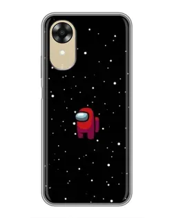 Чохол для OPPO A17k з картинкою «Червоний Among Us»