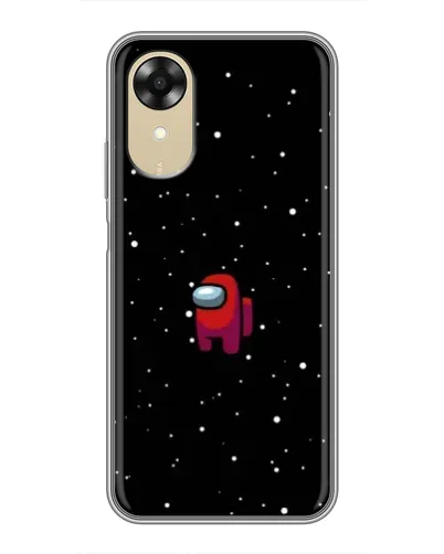 Чохол для OPPO A17k з картинкою «Червоний Among Us»