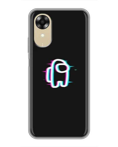 Чохол для OPPO A17k з картинкою «Among Us неон»