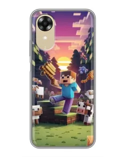 Чохол для OPPO A17k з картинкою «Стів на фермі»