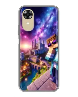 Чохол для OPPO A17k з картинкою «Стів та космос»