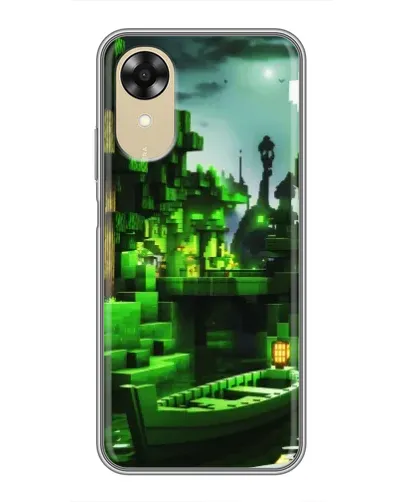Чехол для OPPO A17k с картинкой «Minecraft лесной пейзаж» Чехол для OPPO A17k с картинкой «Minecraft лесной пейзаж»