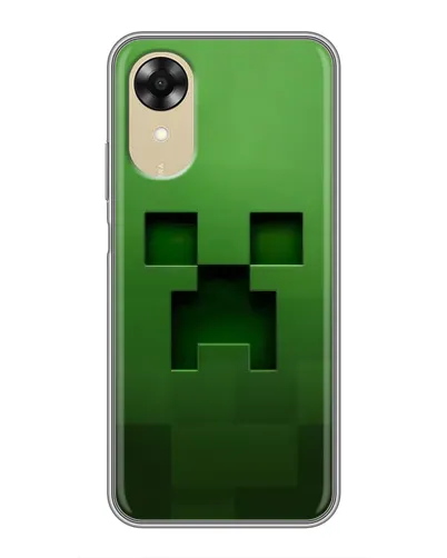 Чехол для OPPO A17k с картинкой «Крипер микро-дизайн» Чехол для OPPO A17k с картинкой «Крипер микро-дизайн»
