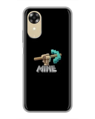 Чехол для OPPO A17k с картинкой «Алмазная кирка» Чехол для OPPO A17k с картинкой «Алмазная кирка»
