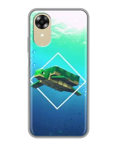 Чехол для OPPO A17k с картинкой «Черепаха Minecraft» Чехол для OPPO A17k с картинкой «Черепаха Minecraft»
