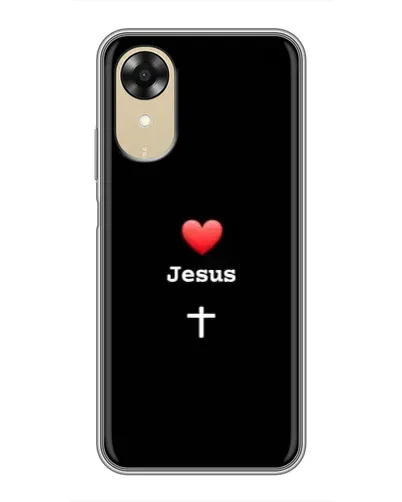 Чохол для OPPO A17k з картинкою «Серце - Jesus» Чохол для OPPO A17k з картинкою «Серце - Jesus»