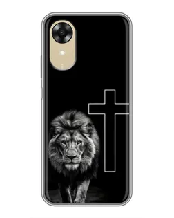 Чохол для OPPO A17k з картинкою «Лев та Хрест» Чохол для OPPO A17k з картинкою «Лев та Хрест»