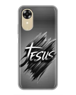 Чохол для OPPO A17k з картинкою «Напис Jesus Graffiti»
