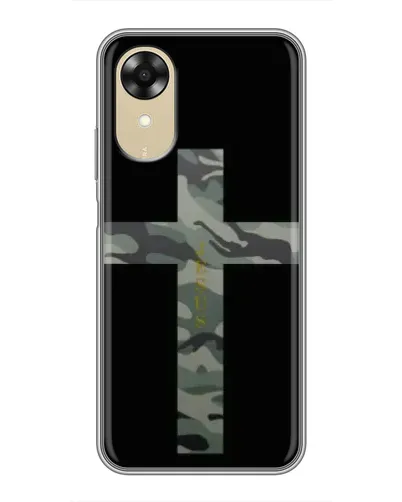 Чохол для OPPO A17k з картинкою «Мілітарі Хрест» Чохол для OPPO A17k з картинкою «Мілітарі Хрест»